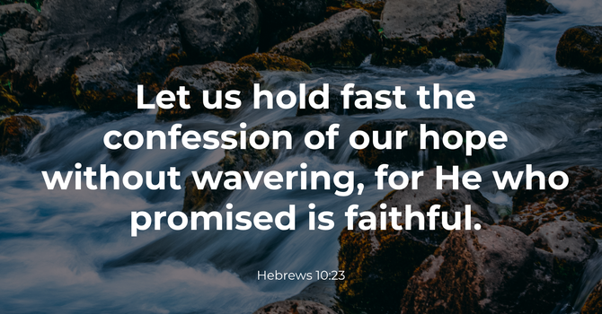 Hebrews 10:23 image