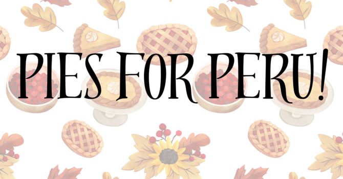 Pies for Peru Sale!!