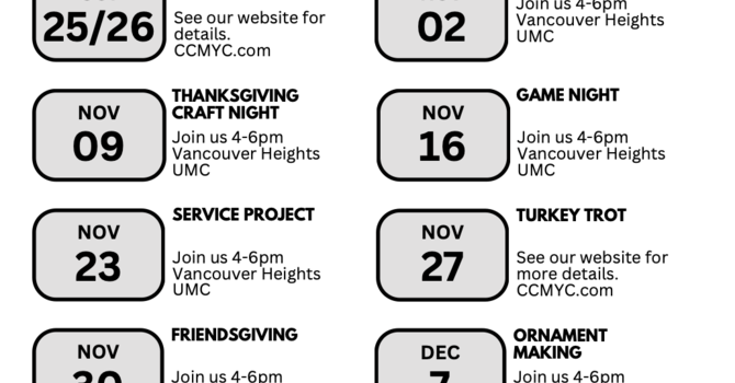 Youth and Children Ministries