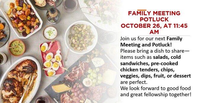 Family Meeting Potluck