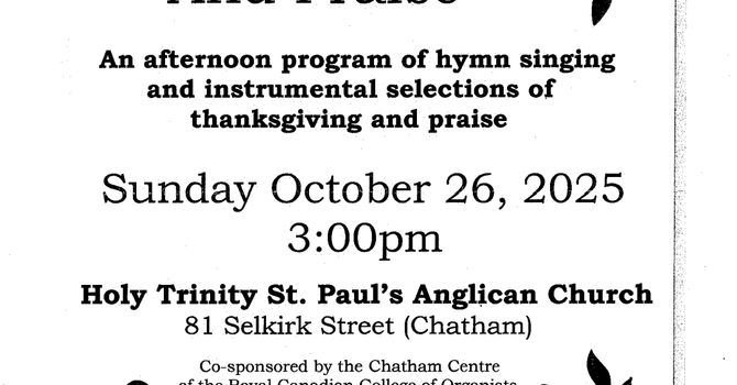 Music of Thanksgiving and Praise