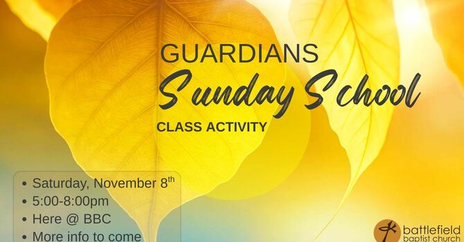 Guardians Sunday School Activity