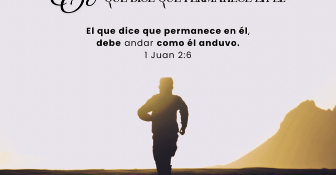 El que dice que permanece en él. image