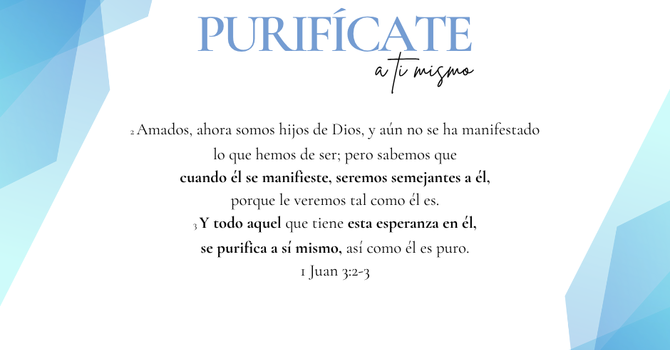 Purifícate a ti mismo.  image