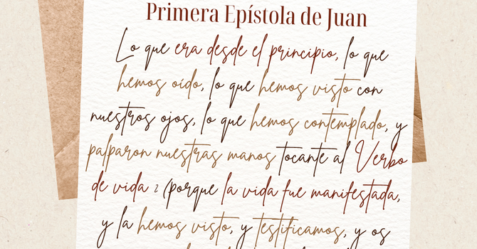 Introducción a la Primera Epístola de Juan image