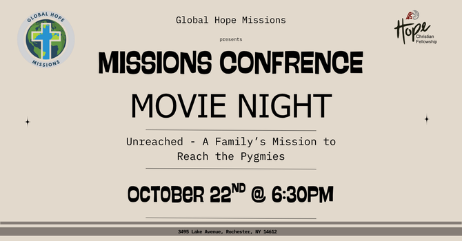 Missions Conference Movie Night