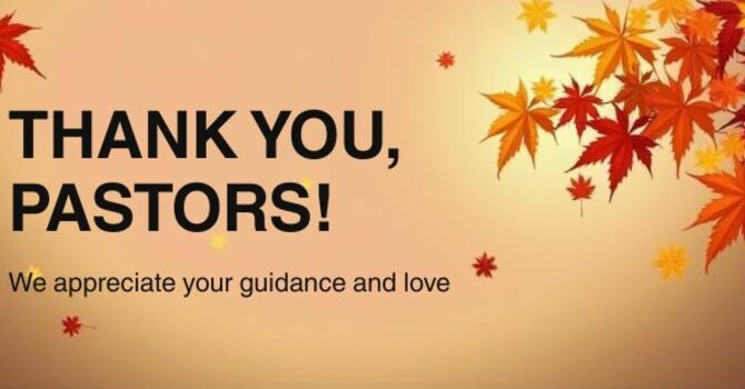 Thank you to our pastors image