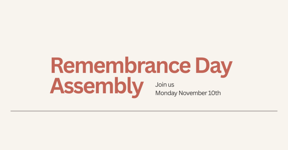 Remembrance Day Assembly