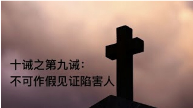 不可作假见证陷害人