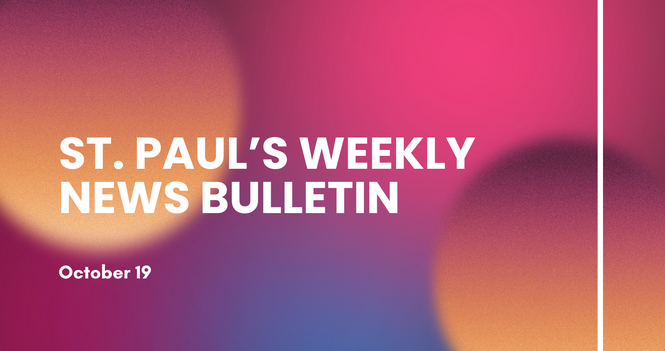 October 19 News Bulletin