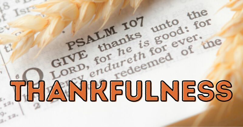 Thankfulness Through all Seasons of Life