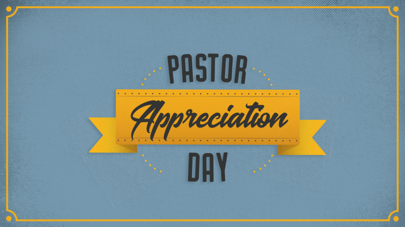Pastor Appreciation Day