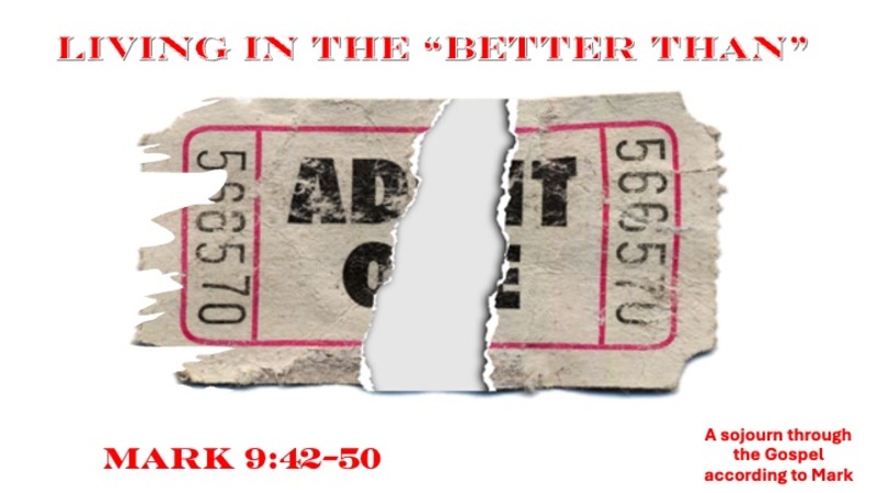Living in the "better than"