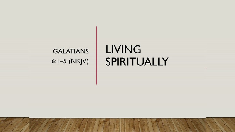 Living Spiritually