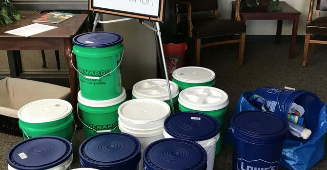 Flood Bucket and Healthcare Kits