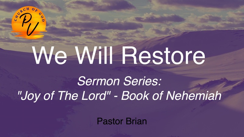 We Will Restore
