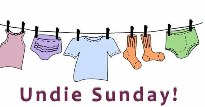 Undies Sunday - Undies Month image