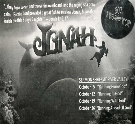 JONAH!  A BIG GOD STORY!
