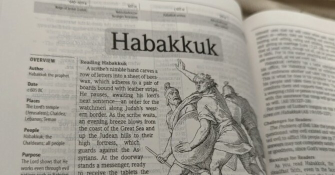 Habakkuk- "How long? Why?" 