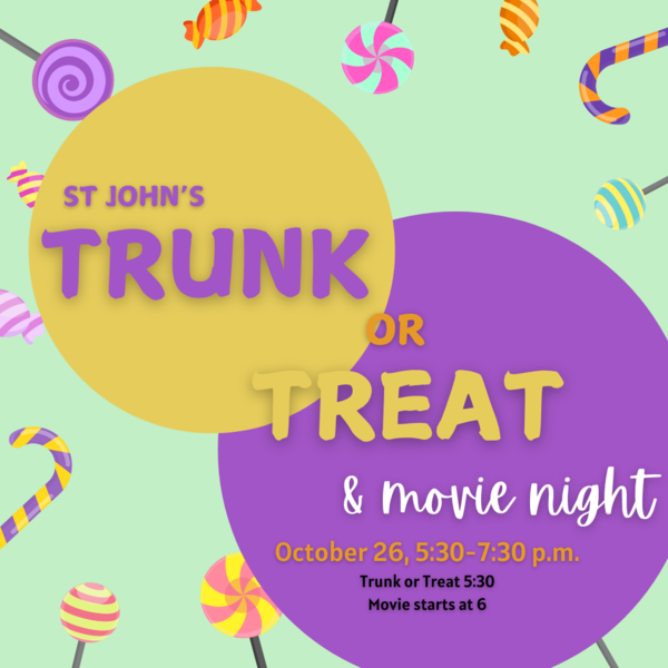 Trunk or Treat and Movie Night