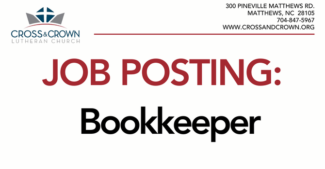 Bookkeeper Position image