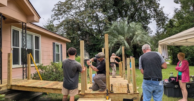 Wheelchair Ramp for one of our Grandparents image