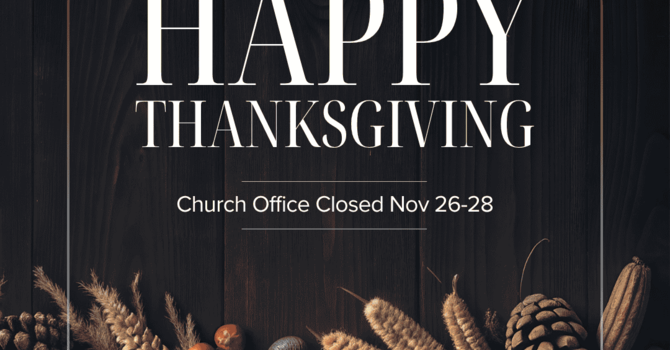 Thanksgiving Holiday