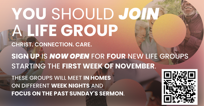 You Should Join a Life Group! image