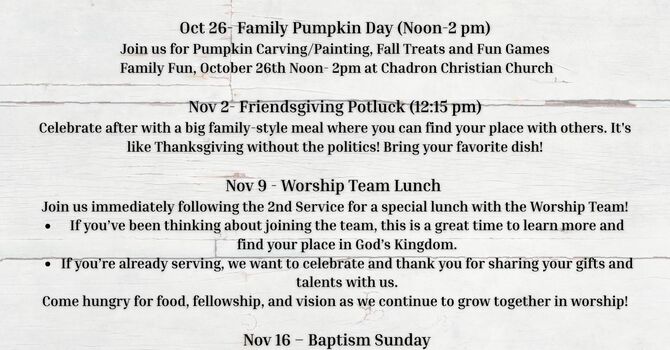 Fall Events image