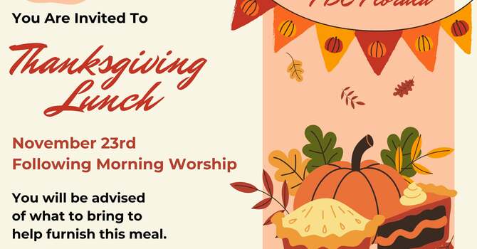 Thanksgiving Lunch