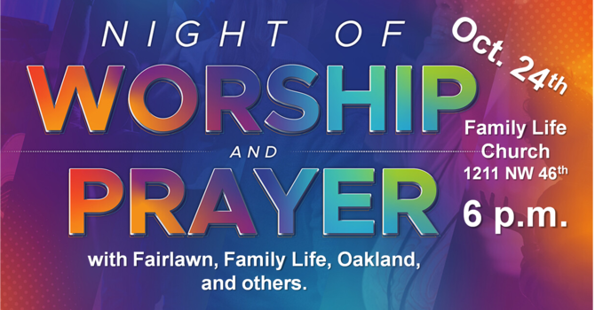 Night of Worship & Prayer - Oct 24th image