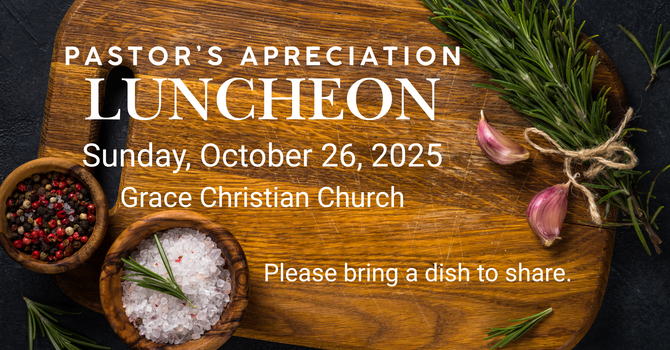 Pastor's Appreciation Luncheon