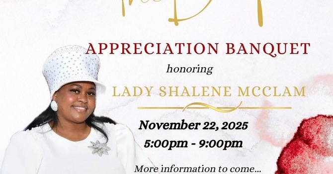 Appreciation Banquet for Lady Shalene McClam
