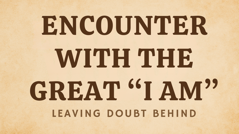 An Encounter With "I AM"