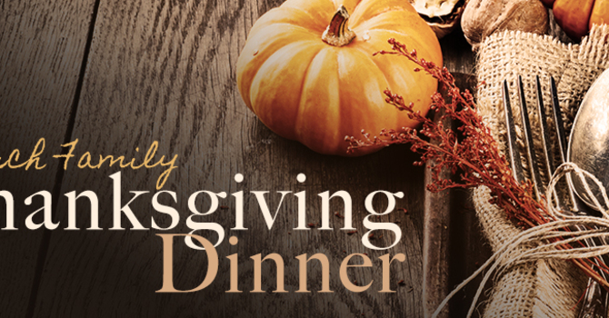 Church-Wide Thanksgiving Luncheon