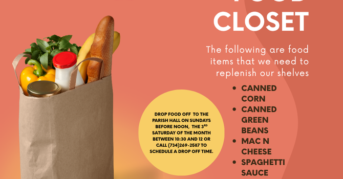 Current Food Closet Needs image