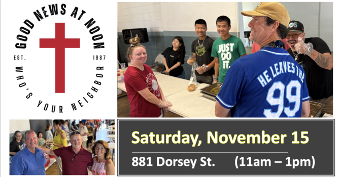 Good News at Noon (3rd Saturday)