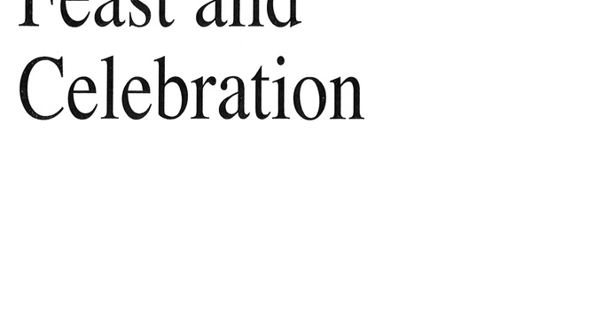 NOW THE FEAST & CELEBRATION image