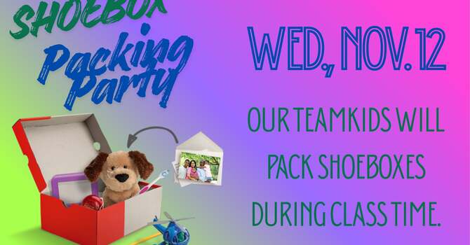 Children Pack Shoeboxes