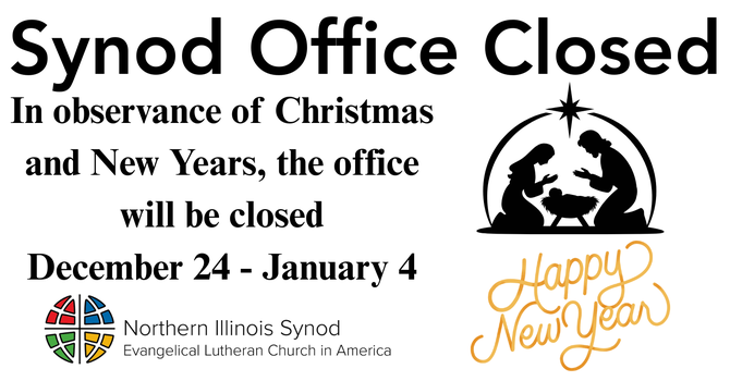 Synod Office Closed