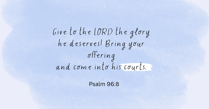 What Offering Will You Bring? image