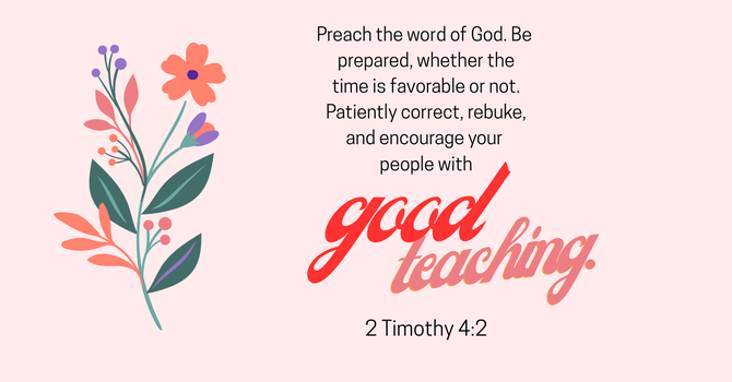 The Importance of Good Teaching! image