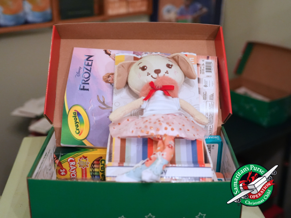 Boxes packed with gifts and love are already starting to come in!