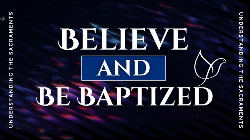 Believe AND Be Baptized