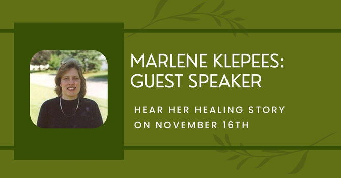 Guest Speaker: Marlene Klepees
