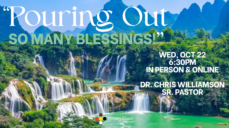 Pouring Out So Many Blessings!