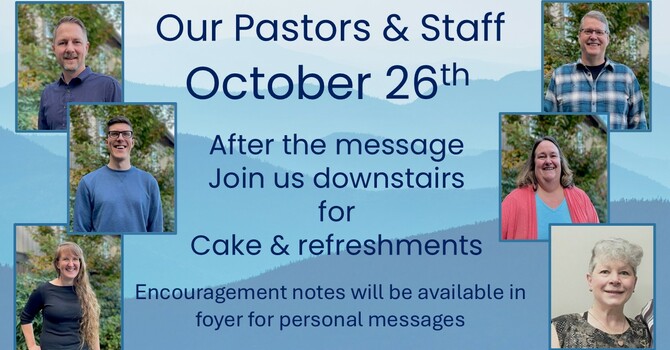 Pastor & Staff Appreciation image