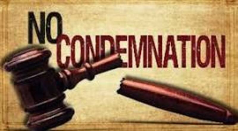 No Condemnation!