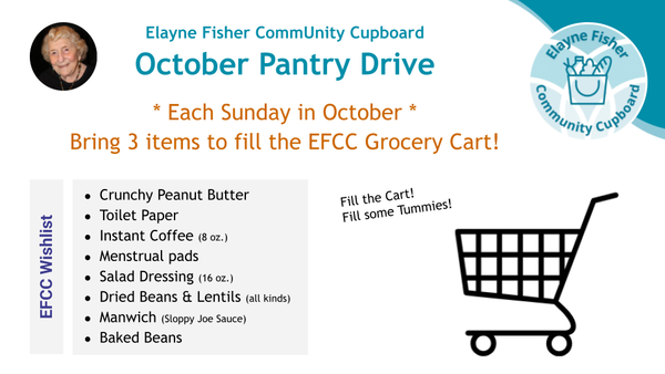 Last Week to Fill the EFCC Grocery Cart!