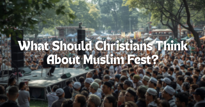 What Should Christians Think About Muslim Fest? image